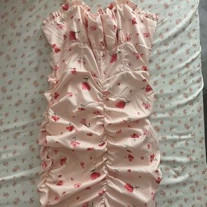Bodycon floral dress